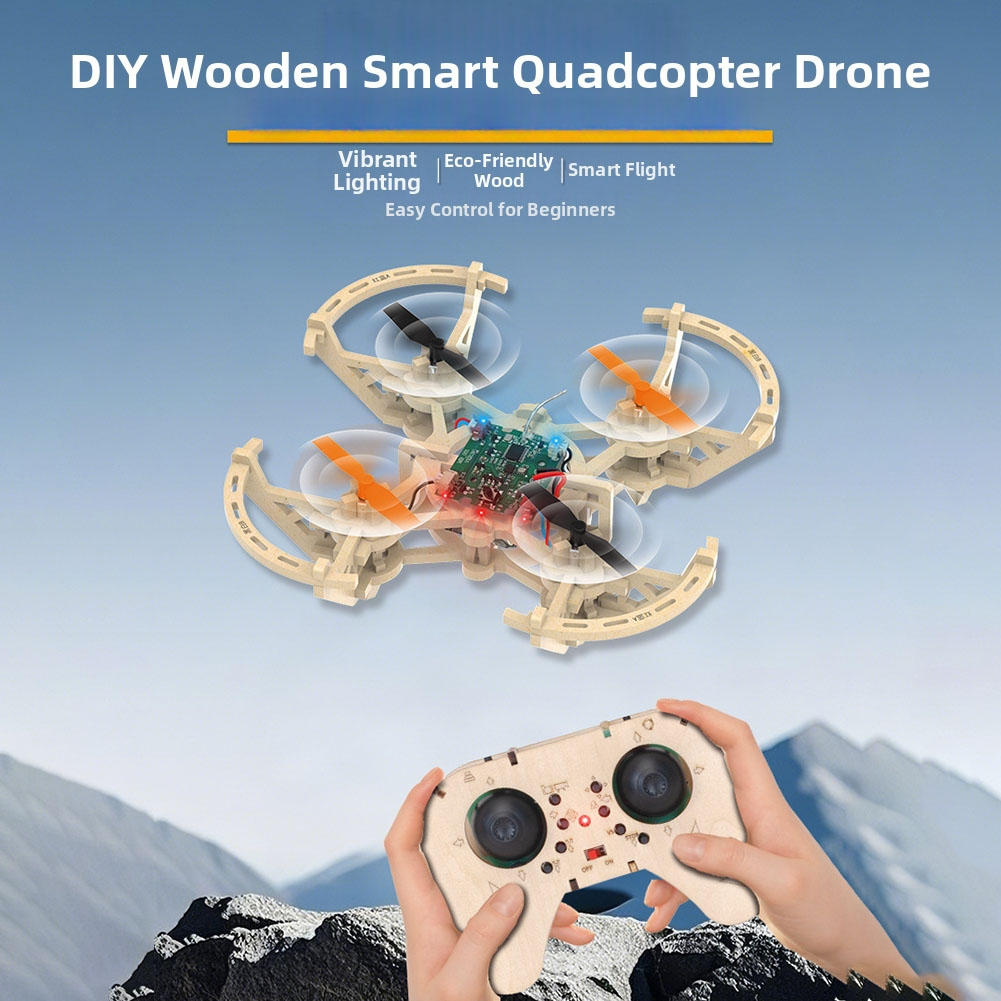 RC Wooden Drones Model Kit 3 S - Drone Kit Octocopter 评论和价格