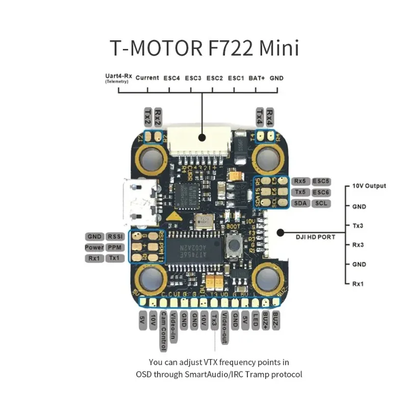 T-Motor MINI F7 FC & F45A   ES - Betaflight Fc F7 评论和价格